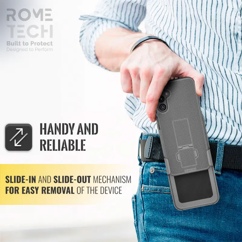 Samsung Galaxy A14 5G Belt Clip Holster Phone Case - Image 6