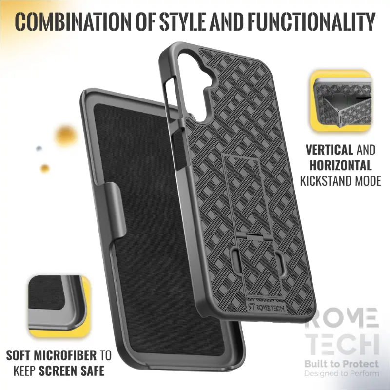Samsung Galaxy A15 4G / 5G Belt Clip Holster Phone Case - Image 5