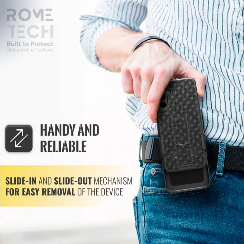 Samsung Galaxy A15 4G / 5G Belt Clip Holster Phone Case - Image 6