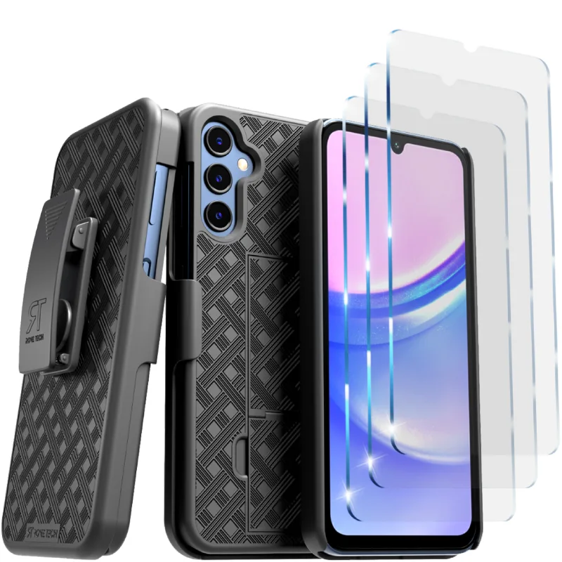 Samsung Galaxy A15 4G / 5G Belt Clip Holster Phone Case - Image 7