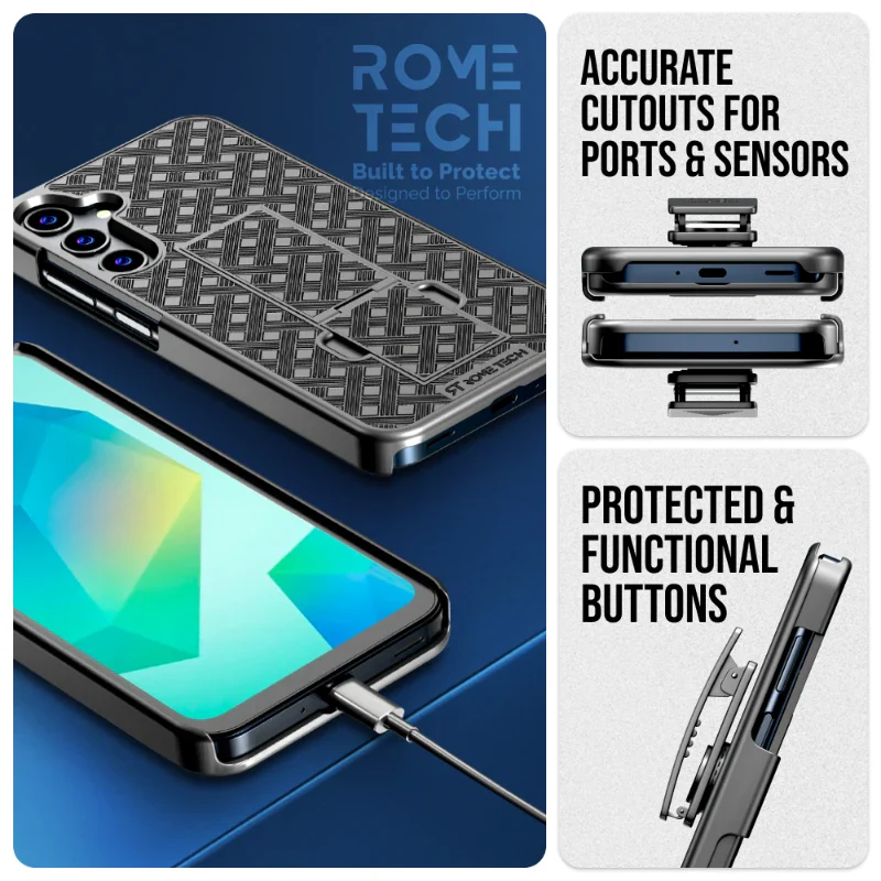 Samsung Galaxy A16 (2024) Belt Clip Holster Phone Case - Image 5
