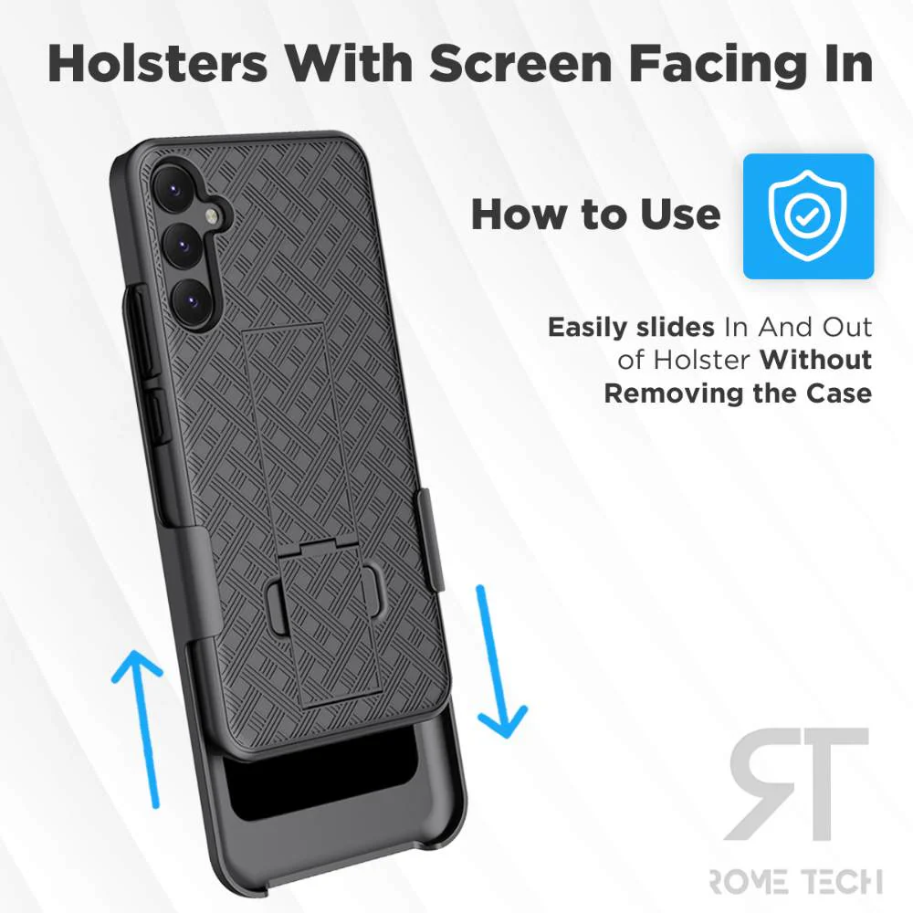 Samsung Galaxy A34 5G Belt Clip Holster Phone Case - Image 4