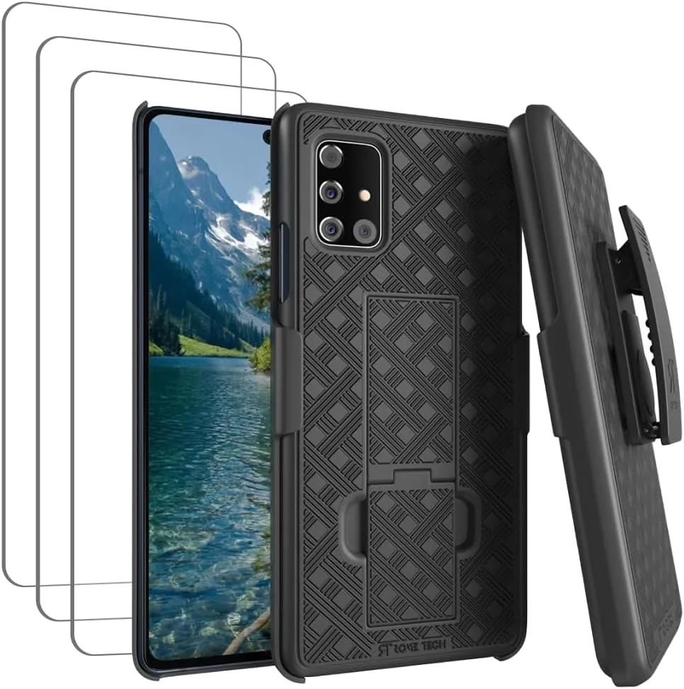 Samsung Galaxy A51 5G / A51 5G UW Belt Clip Holster Phone Case - Image 7