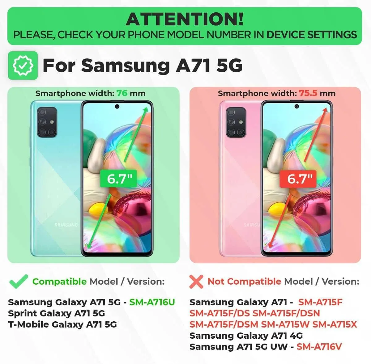 Samsung Galaxy A71 5G (3 Per Pack) 2.5D Glass Screen Protector - Image 2