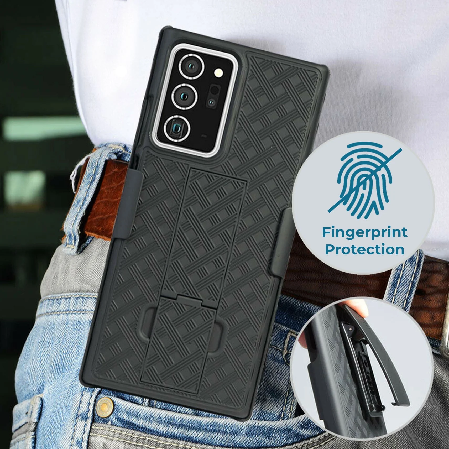 Samsung Galaxy Note 20 Belt Clip Holster Phone Case - Image 8