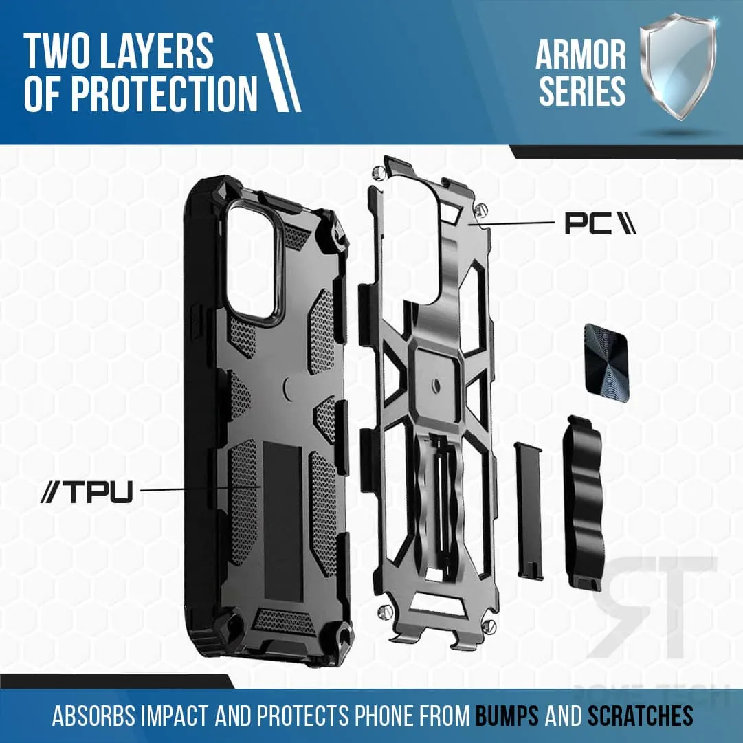 Samsung Galaxy S21 FE Armor Case Kickstand & Magnetic Mount - Image 3