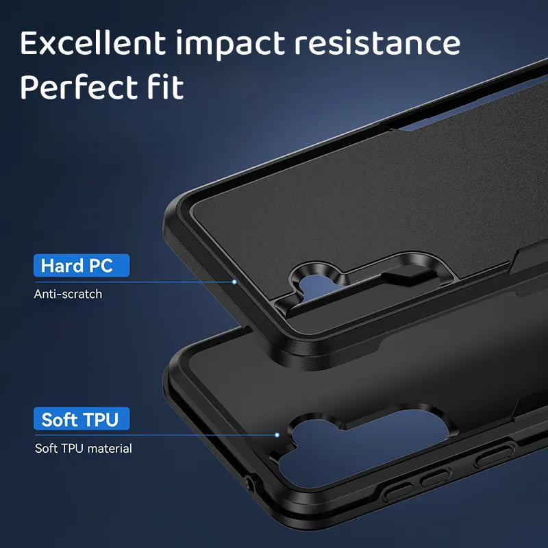 Samsung Galaxy S23 FE UrbanShield Case with Universal Belt Clip Holster - Image 4