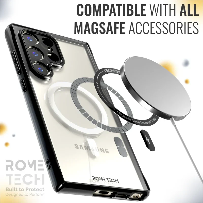 Samsung Galaxy S23 Ultra Clear Case with Magsafe - Image 4