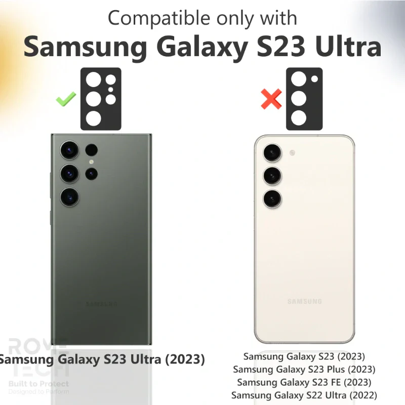Samsung Galaxy S23 Ultra (3 Per Pack) 3D Full Glue Glass Screen Protector w/Hole Punch - Image 2