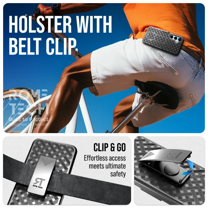 Samsung Galaxy S24 FE (2024) Belt Clip Holster Phone Case - Image 3