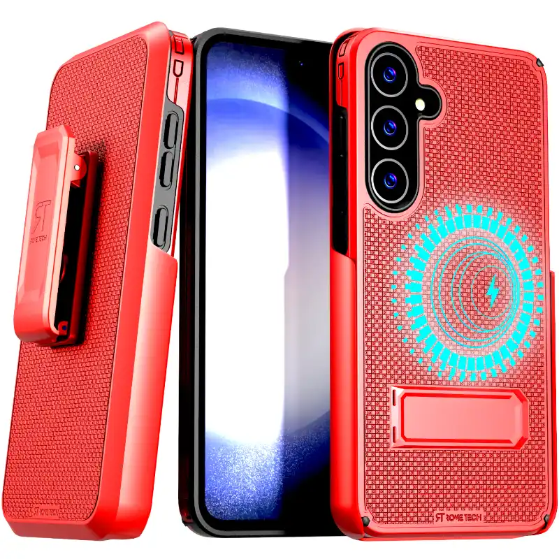 Samsung Galaxy S24 Plus Magsafe Holster Phone Case With Belt Clip - Image 8