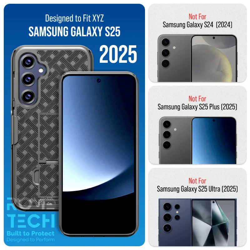 Samsung Galaxy S25 (2025) Belt Clip Holster Phone Case - Image 2
