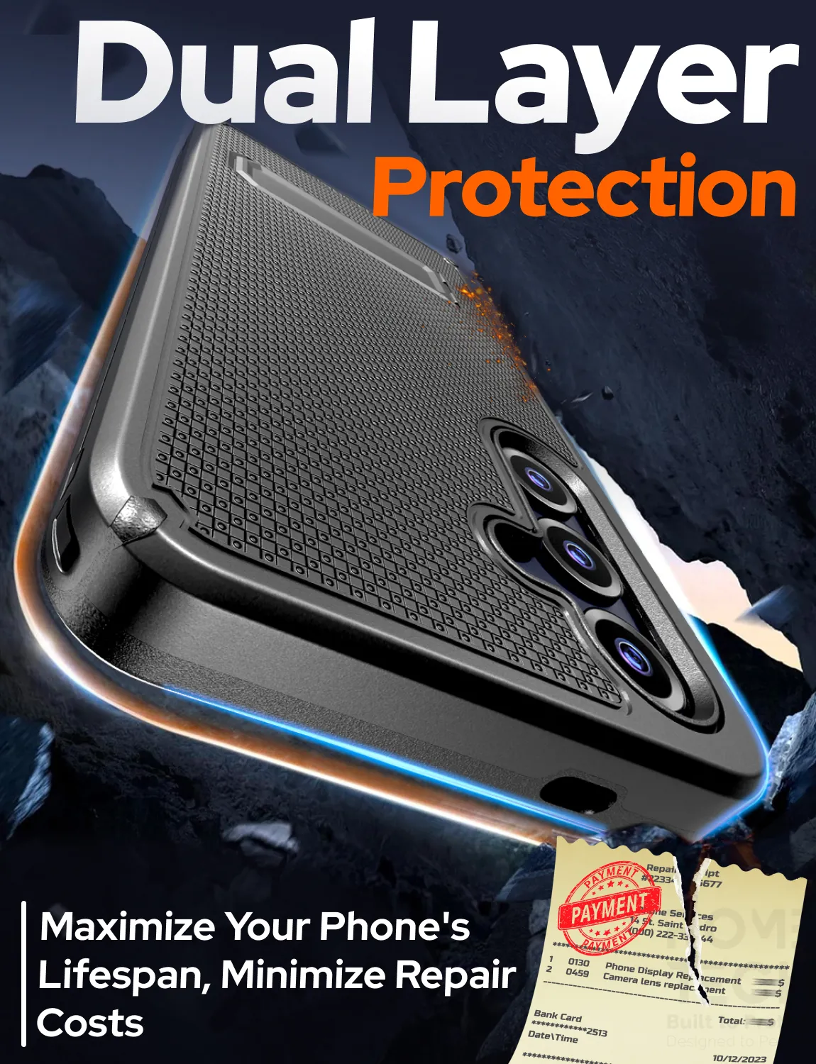 Samsung Galaxy S25 Magsafe Holster Phone Case With Belt Clip - Image 3