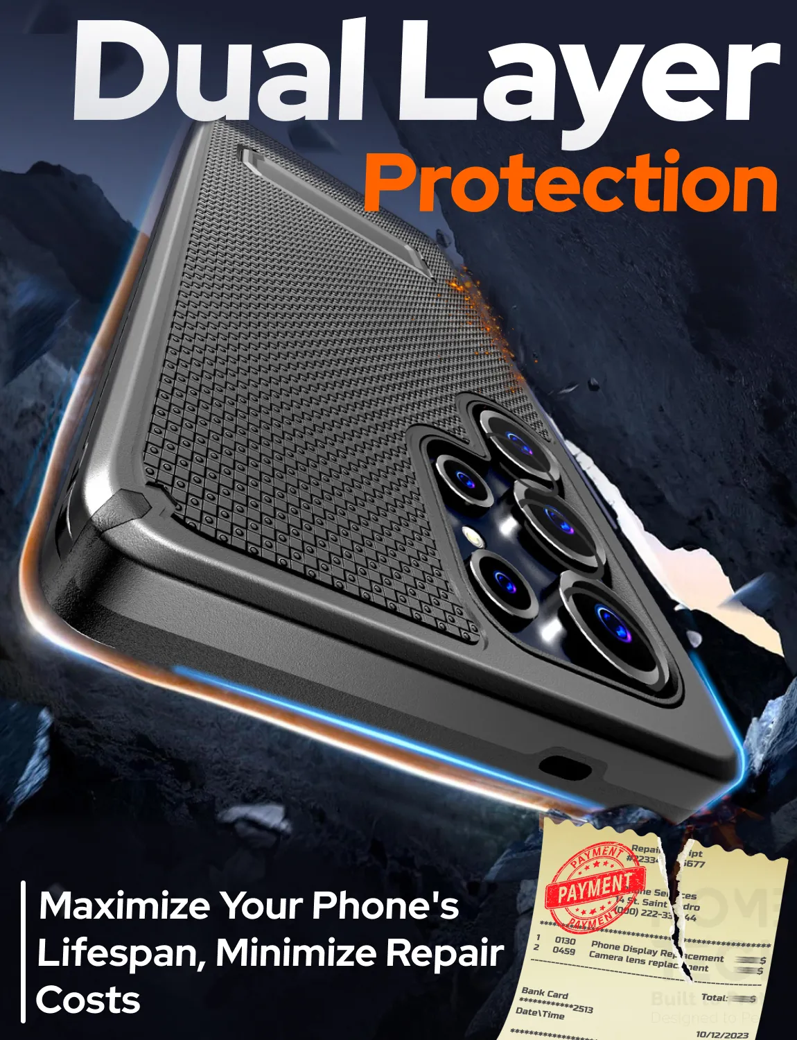 Samsung Galaxy S25 Ultra Magsafe Holster Phone Case With Belt Clip - Image 3