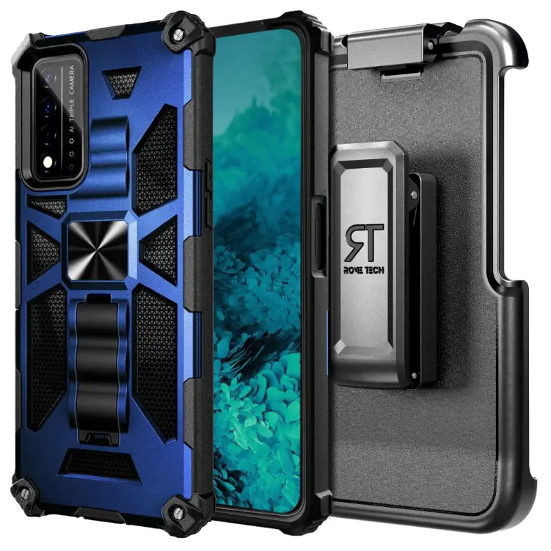 T-Mobile REVVL V+ 5G Armor Case Kickstand & Magnetic Mount - Image 10