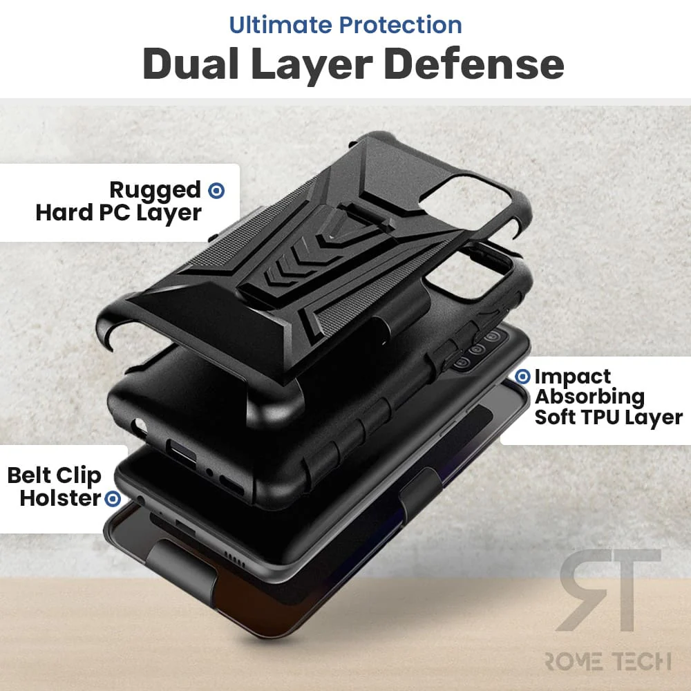TCL A3X 6.0" (2021) Dual-Layer Holster Case - Image 4