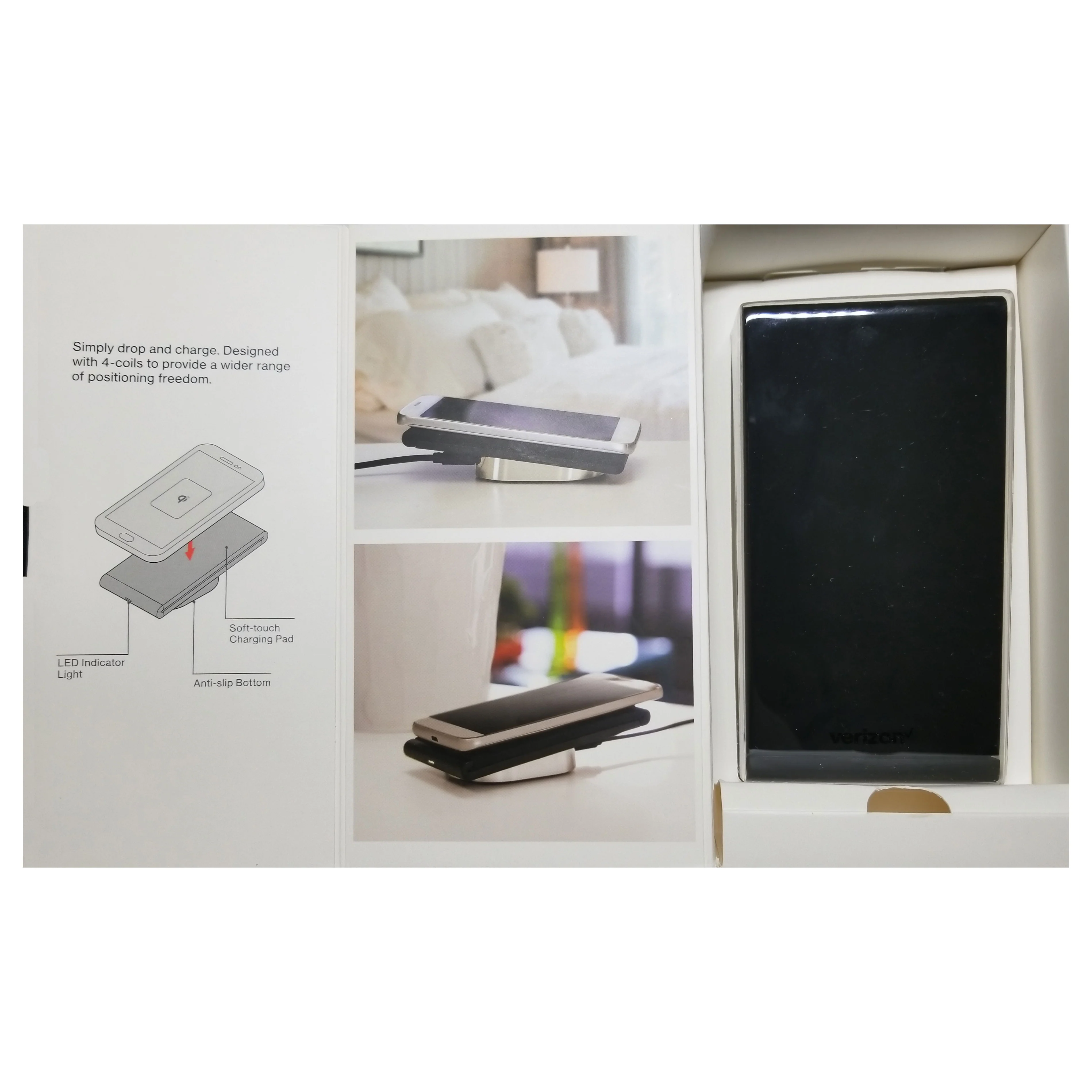 Verizon Wireless Charging Pad w/ Fast Charge Technology - Black - Image 4